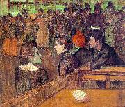  Henri  Toulouse-Lautrec At the Moulin de la Galette USA oil painting artist